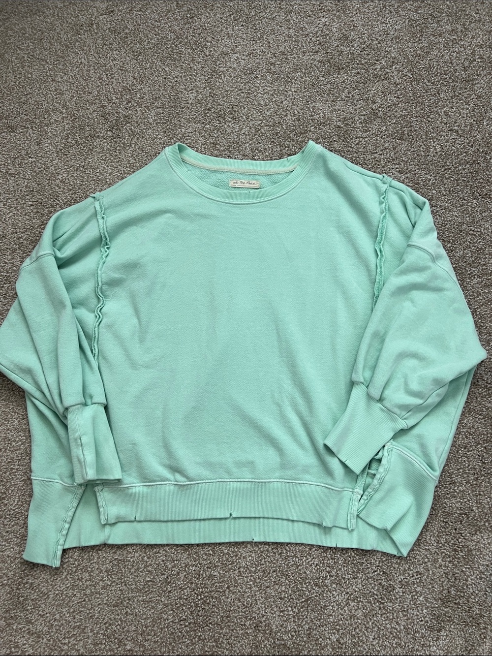 Free People Camden Mint Sweatshirt